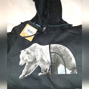 Men's black The North face hoodie
